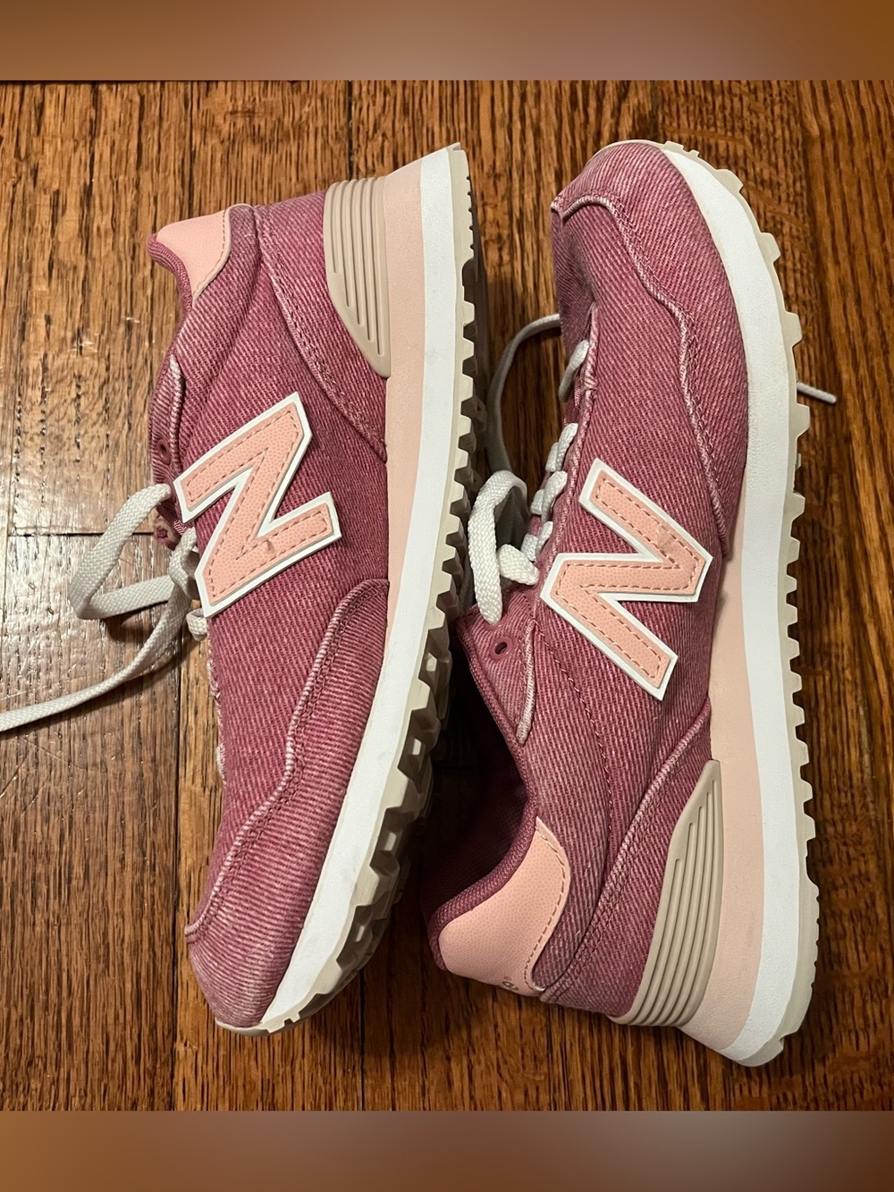New Balance Women's 515 Pink Mauve and Blush Retro Runner Casual Sneakers